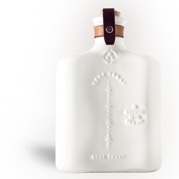 Misc. Goods Co. Ceramic Flask Color: Ivory - Picture 2 of 3